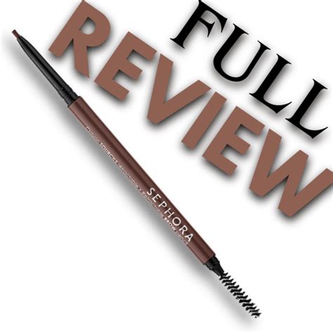 sephora eyebrow pencil review